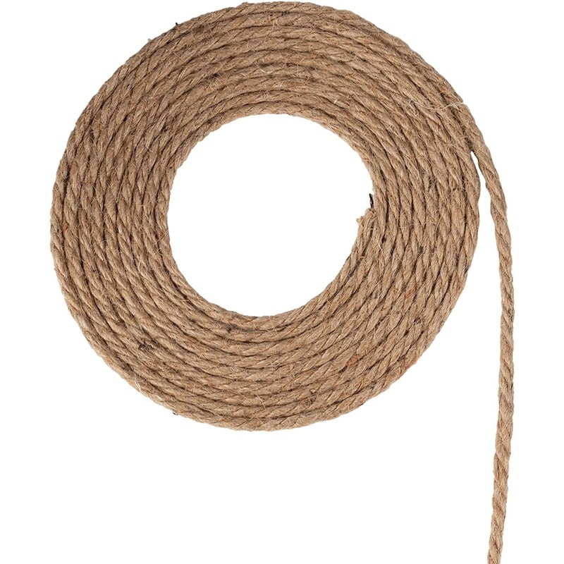 Bright Creations 100 Feet 5mm Thick Twisted Nautical Rope for