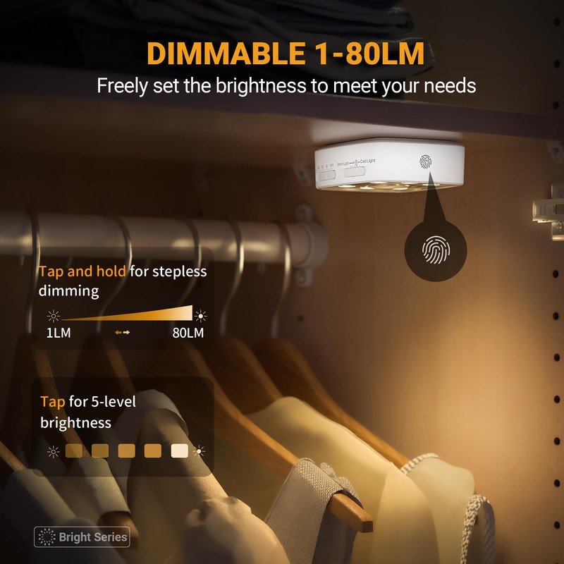 Lyridz LED Under Cabinet Lights, 3 Group Control Motion Sensor