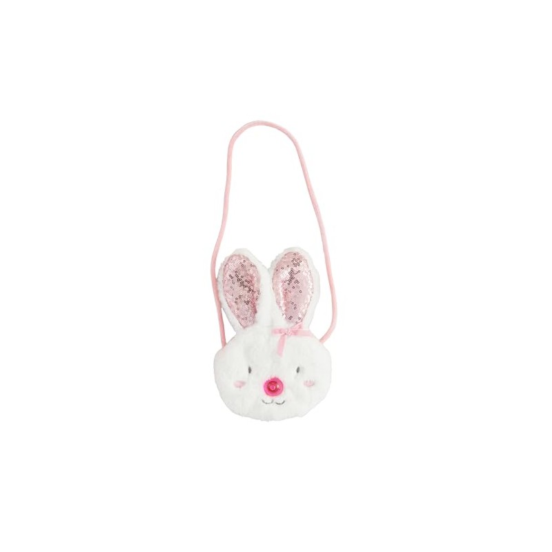Mud Pie White Light Up Bunny Purse