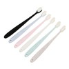 BIUDECO 6Pcs Soft Bristle Toothbrushes for Adults Dual Purpose Oral