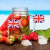 100pcs Mini UK Flags Union Jack Cocktail Sticks Cupcake Toppers
