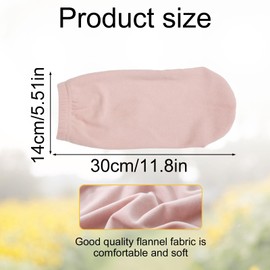 2pcs Castor Oil Pack Wraps for Feet, Reusable Foot Castor Oil Compress Wrap for Woman