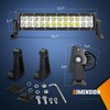 Nilight 13.5Inch 72W Curved Spot Flood Combo Led Light Bar