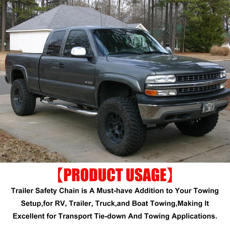 RULLINE Trailer Ultimate Connection Safety Chains Kit - 5th Wheel