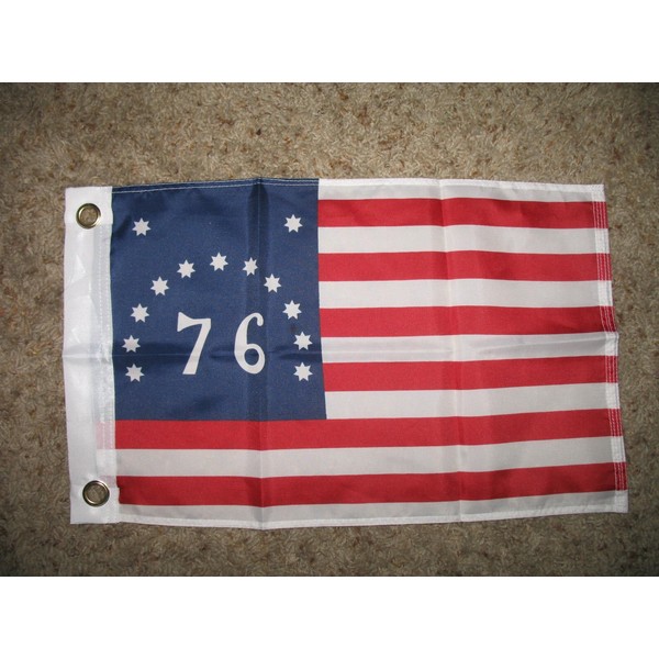 AES 12"x18" Bennington 1776 Boat Motorcycle Car Flag Banner Nylon