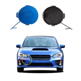 Goholy Car Front Bumper Tow Hook Cover Compatible with Subaru WRX STi 2015 2016 2017 Trailer Cover Cap 57731VA100 Small Lid Towing Eye Cap Blue Right Passenger Side