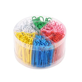 Sunmns 300 Pieces Large Colorful Paper Clips, 2 Inch
