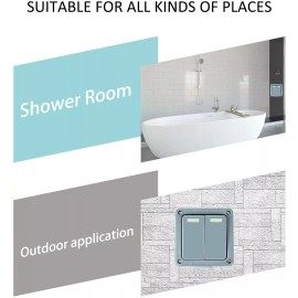 tonerprof Waterproof Electrical Junction Box ABS Plastic Outdoor Enclosures Large Small US - Outdoor switch 1 Gang, 82x82x51mm(LxWxH)