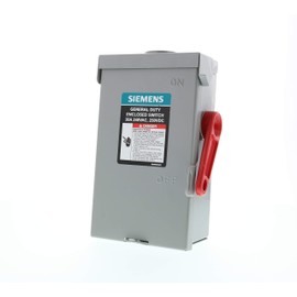 SIEMENS 3P 30A 240V General Duty Safety Switch Outdoor, Fusible
