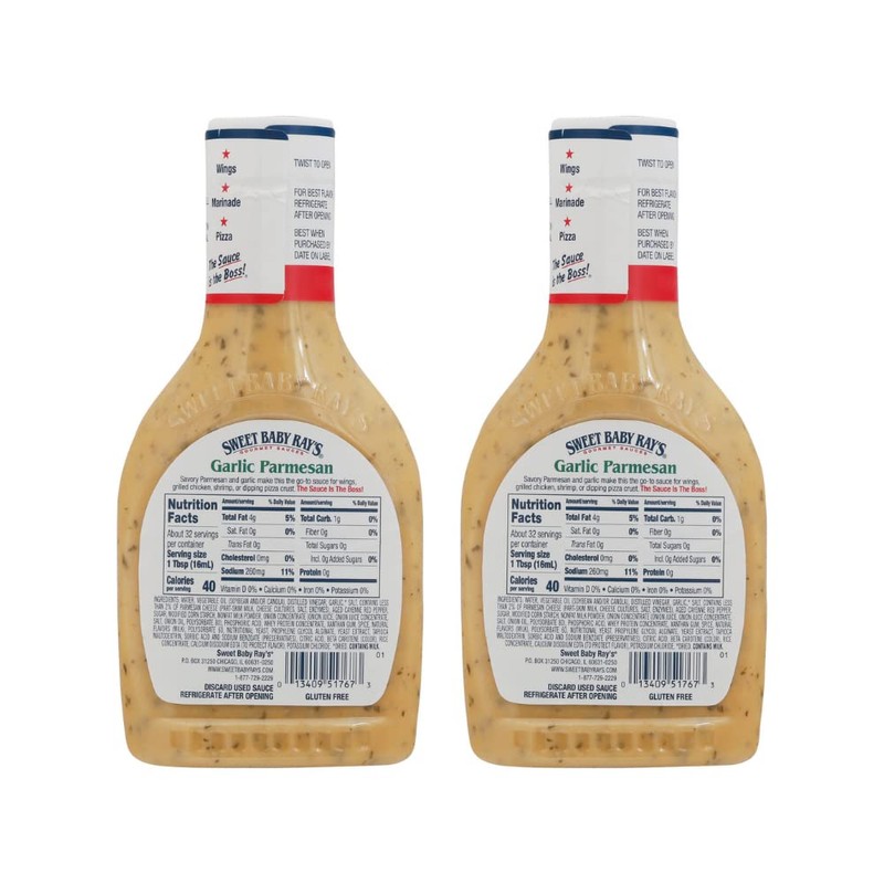 Sweet Baby Ray's Garlic Parmesan Sauce & Marinade, 16 Ounce,