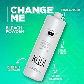 KÜÜL Change Me Peróxido Crema 10Vol Aclara Cabello, Elimina Pigmentos 870ml