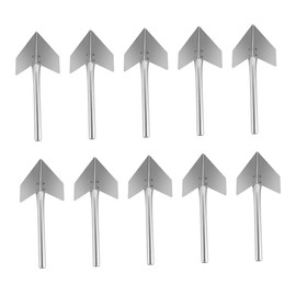 SHINEOFI 10pcs Stainless Steel Outside Corner Trowel Ergonomic Wall Repair Scraping Cutter for Puttying Durable and Sharp Blades for Corner Finishing