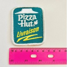 Pizza Hut Delivery Livraison Patch Vintage Green Pizza Hut Delivery Patch Livraison French Food