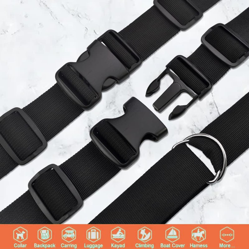 Samcos Side Release Buckles, PP Belt, Belt Feing, 10 Set,