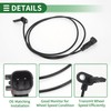 X AUTOHAUX ABS Wheel Speed Sensor ABS Sensor Anti-Lock Braking