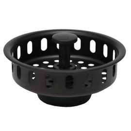 Stainless Steel Replacement Basket for Kitchen Sink Strainers, Oil Rubbed Bronze Finish - by Plumb USA