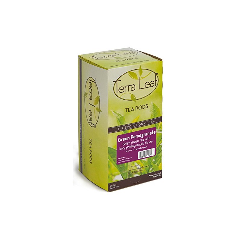 Baronet Coffee Terra Leaf Green Pomegranate Tea Pods - 3