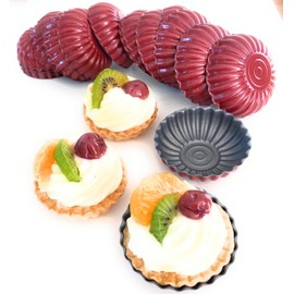 CULIMI Tortelettförmchen 6 cm - Mini Torteletts 20 Stück Förmchen - Tarteform klein mit Antihaft-Beschichtung