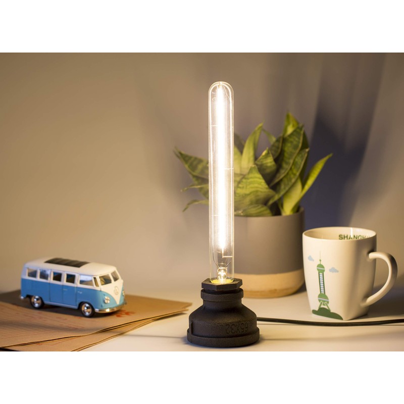FLSNT T10/ T30 Dimmable LED Edison Bulbs, 9.4" Decorative LED