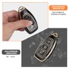 FT FUNTOR Golden Edge Black and White Key Holder, 4