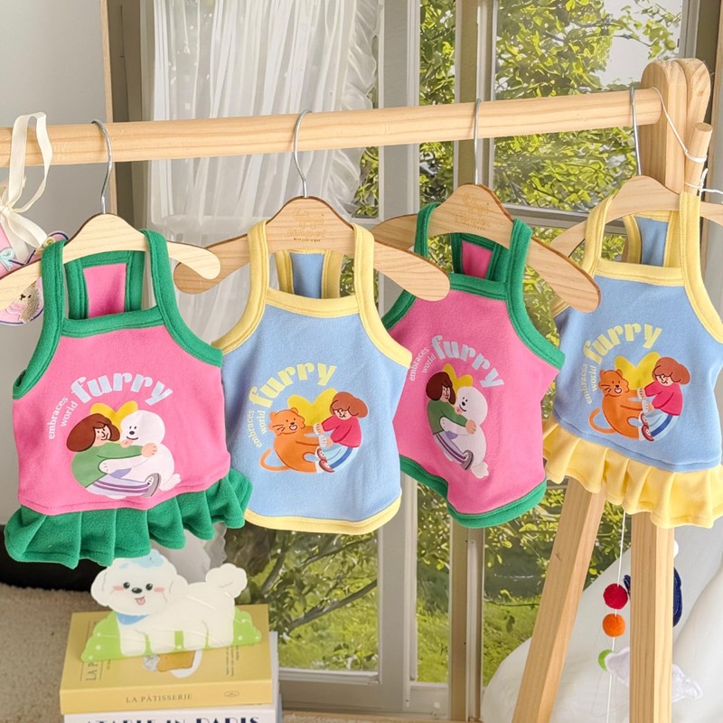 Pet Camisole Skirt Outfit for Small Dogs & Cats -