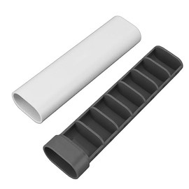 Organizador de Pastillas Portátil, Pastillero de Viaje Semanal, Caja de Almacenamiento de Medicina Diaria con 7 Compartimentos para Bolsillo, 6,9x1,7x1 (Gris)