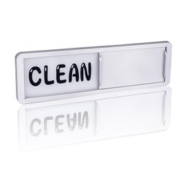 Dishwasher Magnet Clean Dirty Sign, Clean and Dirty Dishwasher Magnet,Non-Scratching/Super-strong Magnet with 2 Double-sided Adhesives/Easy to Slide, Dishwasher sign for kitchen organization (A)