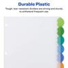 Avery Insertable Style Edge Plastic Dividers for 3 Ring Binders,