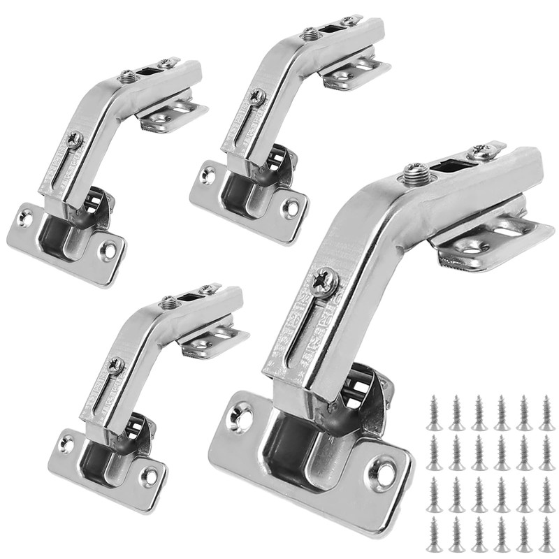 Zorfeter 4 Pack 2 Pairs Kitchen Cabinet Hinges 135 Degree,