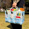 qianshan Craft Organizer Tote Bag with Multiple Pockets, Large Art