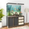 MIRRORANG 180 x 46 cm Aquarium Background Water Plant Bubble