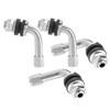 QANYEGN Tyre Valve Stem, 90 Degree Angled Bolts in Valve