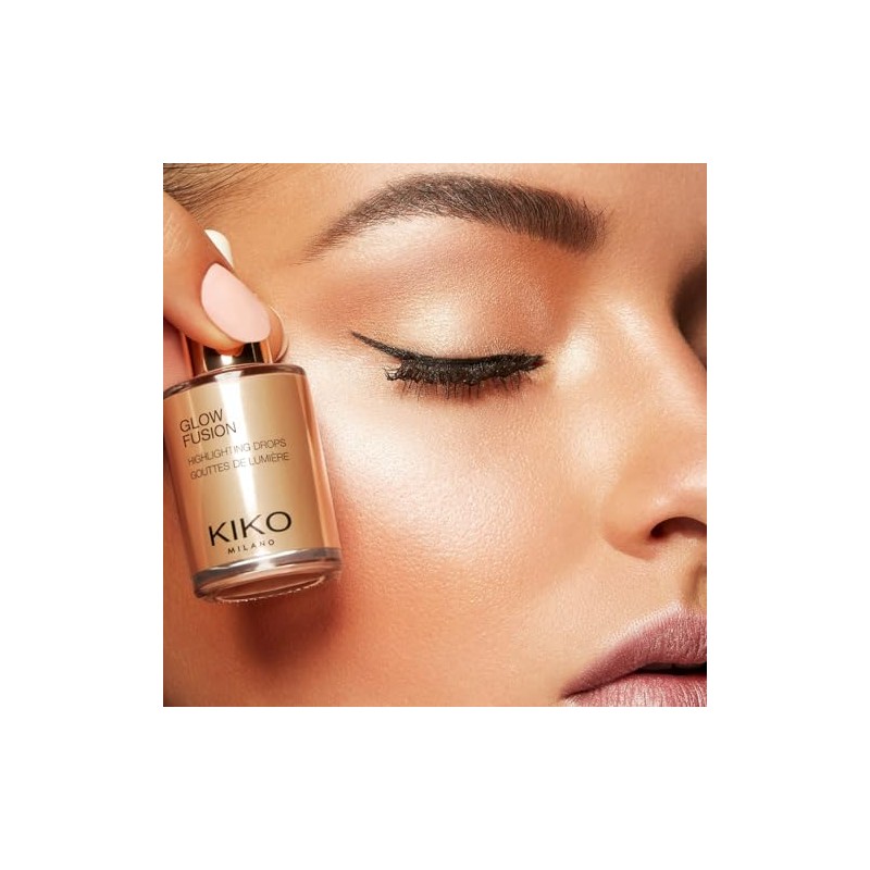 KIKO Milano Glow Fusion Highlighting Drops 02, Liquid Highlighter for