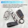 EnerCharge Key Fob Cover with Keychain,Soft TPU and Leather Full
