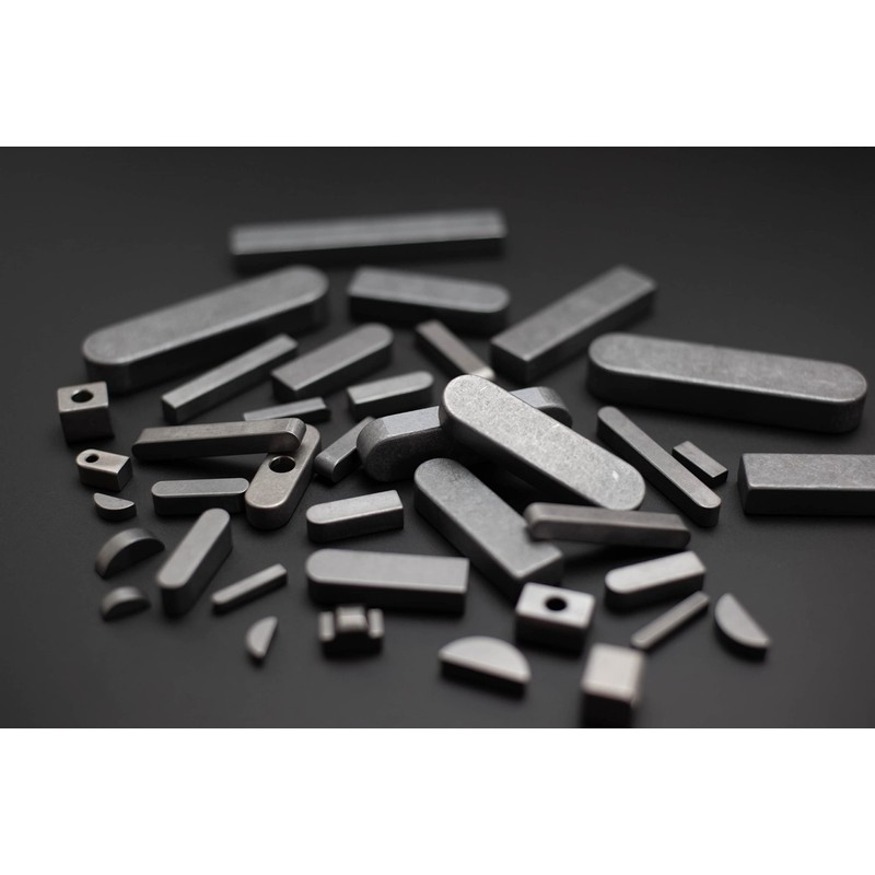 S45C Double Round Machine Key (3 pieces) Dimensions are pulldown