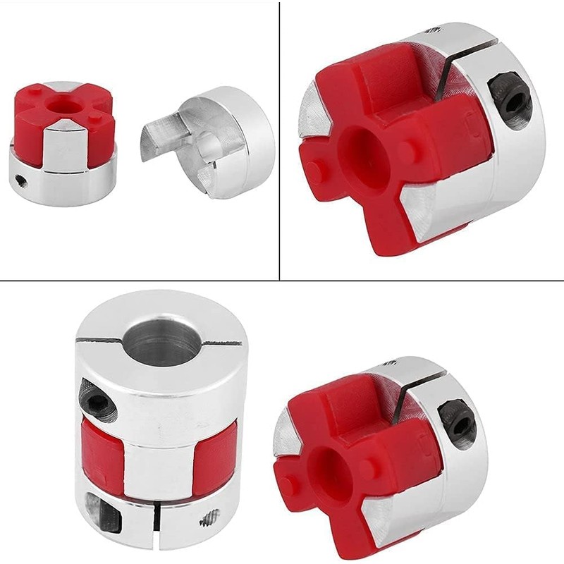 10 mm - 14 mm Flexible Spider Wave Coupling, Shaft