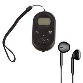 Pocket Radio Mini AM FM Radio Portable Rechargeable Radio for Outdoor Walking Running Jogging Exercising
