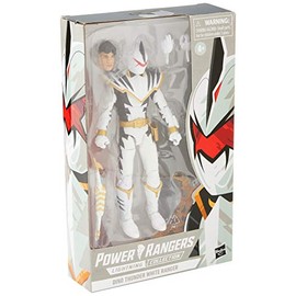 Power Rangers Lightning Collection Dino Thunder White Ranger - Figura de acción Coleccionable Premium de 15 cm para Edades de 4 años en adelante con A