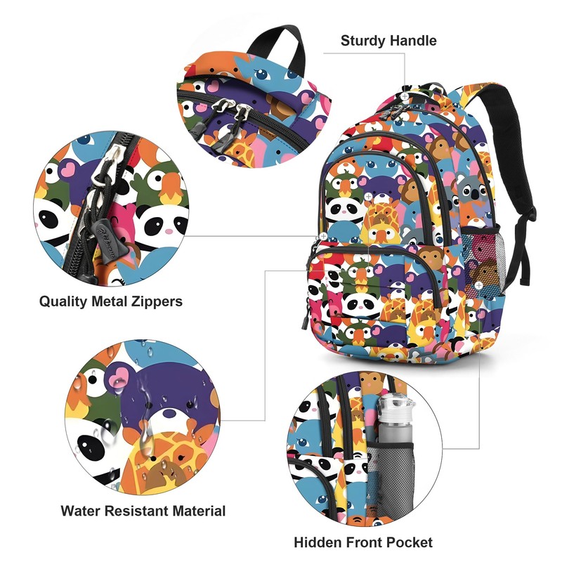 rickyh style Lightweight Elementary Durable Backpack Student Kids Waterproof Backpack