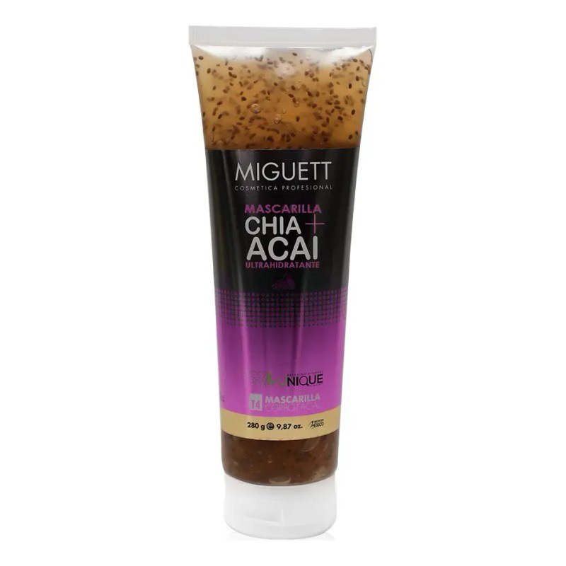 Mascarilla Corpo-facial Chía + Acai Ultrahidratante Miguett