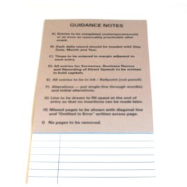 Security Officers Notebook