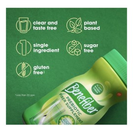Benefiber Daily Prebiotic Fiber Powder 820gr 205 Dosis Fibra Prebitica de Dextrina de Trigo Incolora Sin Sabor Disuelve Fcil en Bebidas Apoya la...   