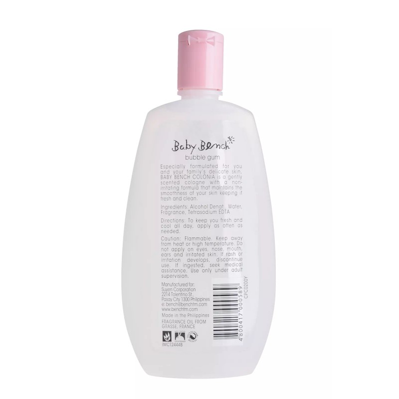 Bench Baby Bench Colonia 6.8 Fl Oz Family Fragrance Non
