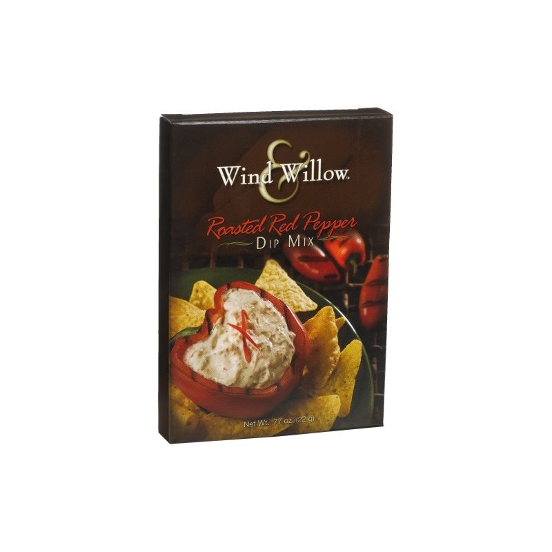 Wind & Willow Roasted Red Pepper Dip, .77-Ounce Boxes (Pack