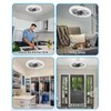 Ceiling Fans with Lights, Socket Fan Light with Remote Control,