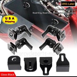 Unbranded Saddlebag Lock Bolts Mounting Bracket For Harley Road Electra Street Glide FLHTK