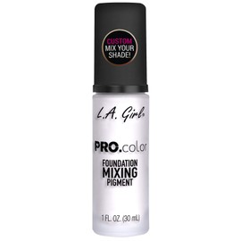 L.A. Girl - Pigmento mezclador Pro Matte, blanco, 1 onza líquida