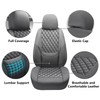 NS YOLO Full Coverage Leather Car Seat Covers Full Set,Waterproof