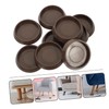 NOLITOY 10Pcs Multi Function Plastic Furniture Coasters Non Slip Chair