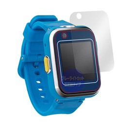 Miyabix OverLay Plus Eye Protector for Doraemon Talking Smart Watch, Blue Light Reduction, Low Reflection, Eye Friendly, Protective Film, Made in Japan